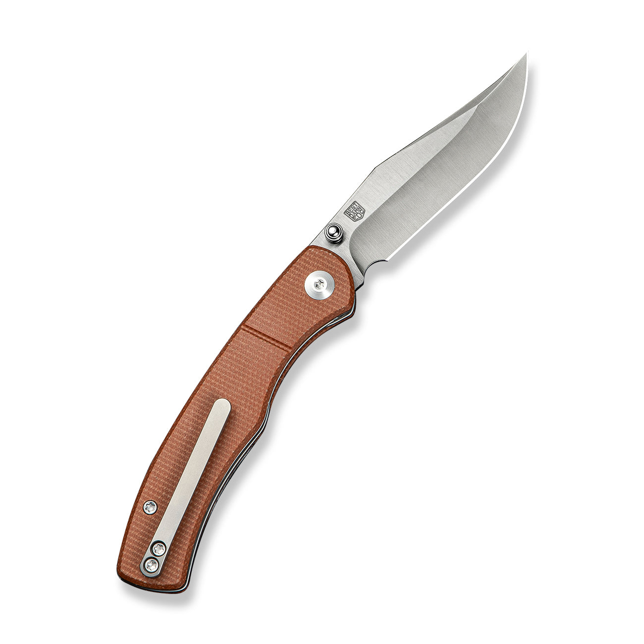 Civivi Clingman, Brown Micarta / Satin Finished