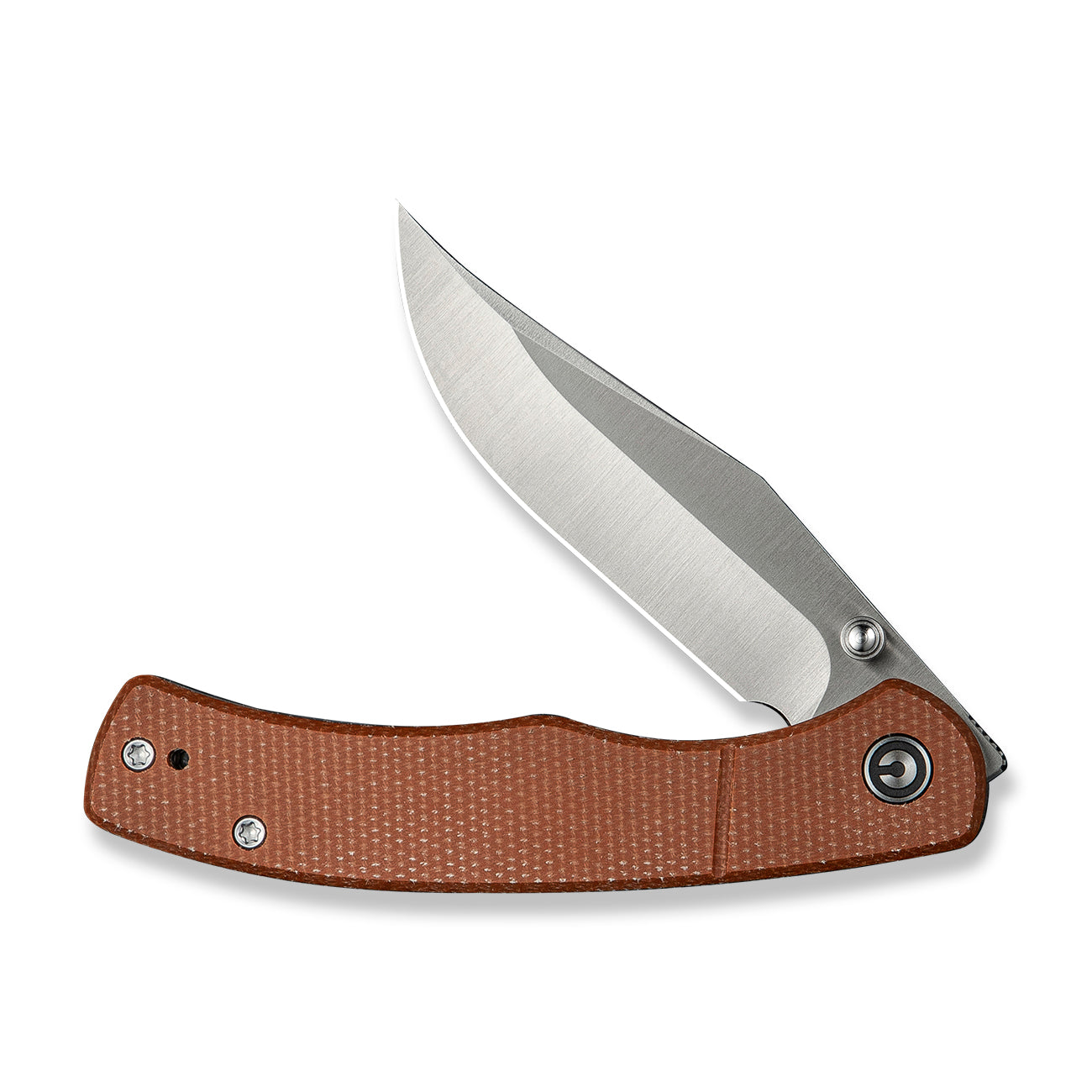 Civivi Clingman, Brown Micarta / Satin Finished
