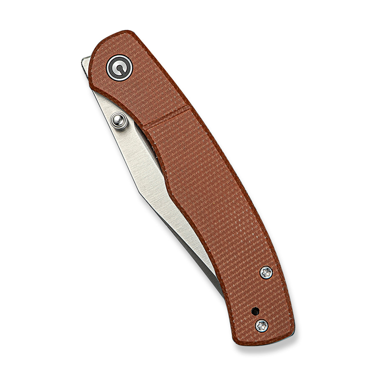 Civivi Clingman, Brown Micarta / Satin Finished