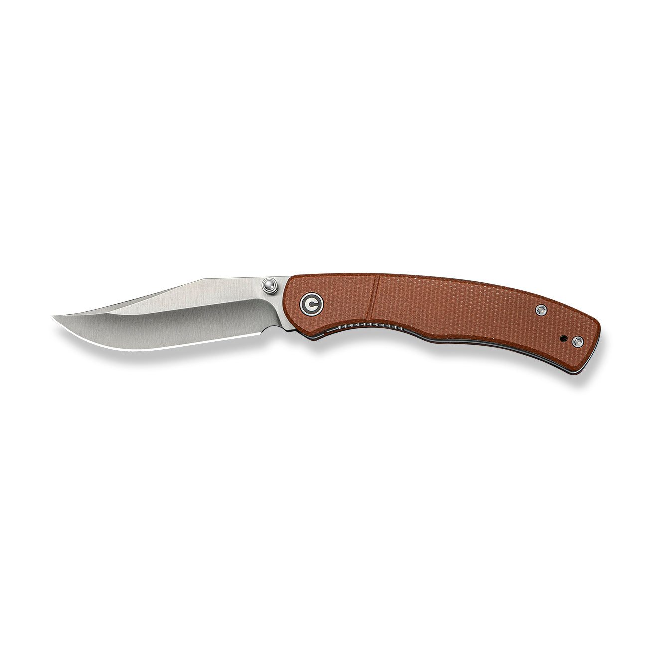 Civivi Clingman, Brown Micarta / Satin Finished