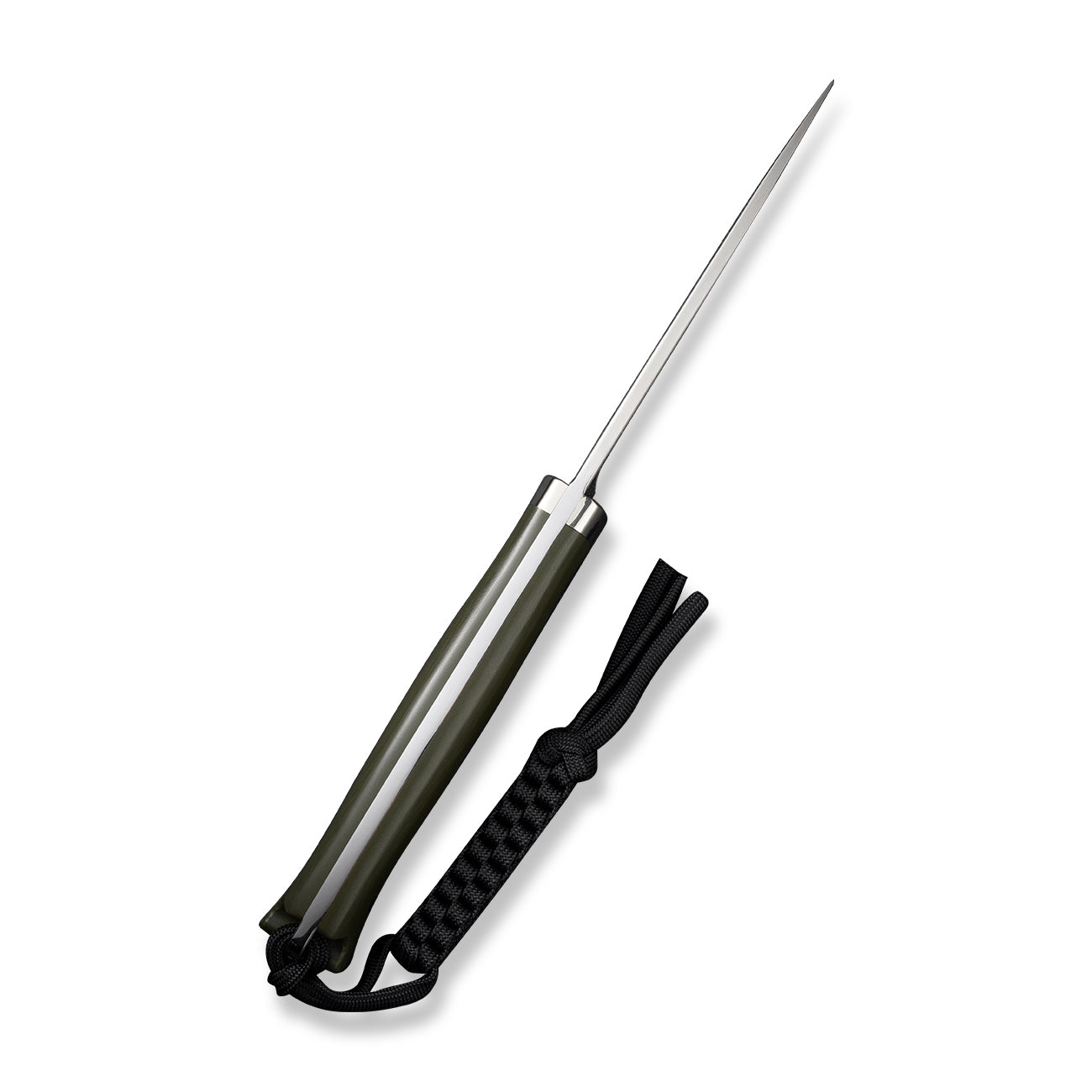 Civivi Cloud Peak Fixed Blade, OD Green G10 NickelSilver Guard / Satin