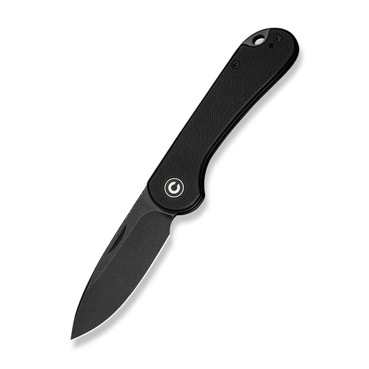 Civivi Elementum Slip Joint, Black G10 / Black Stonewashed
