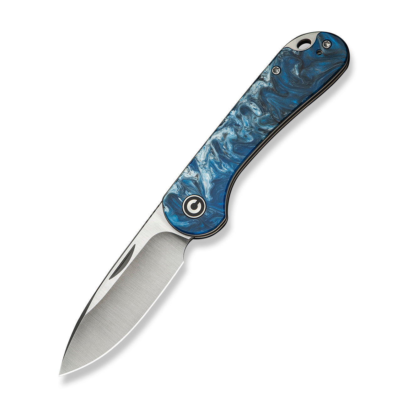 Civivi Elementum Slip Joint, Blue Ocean Resin / Satin Finished
