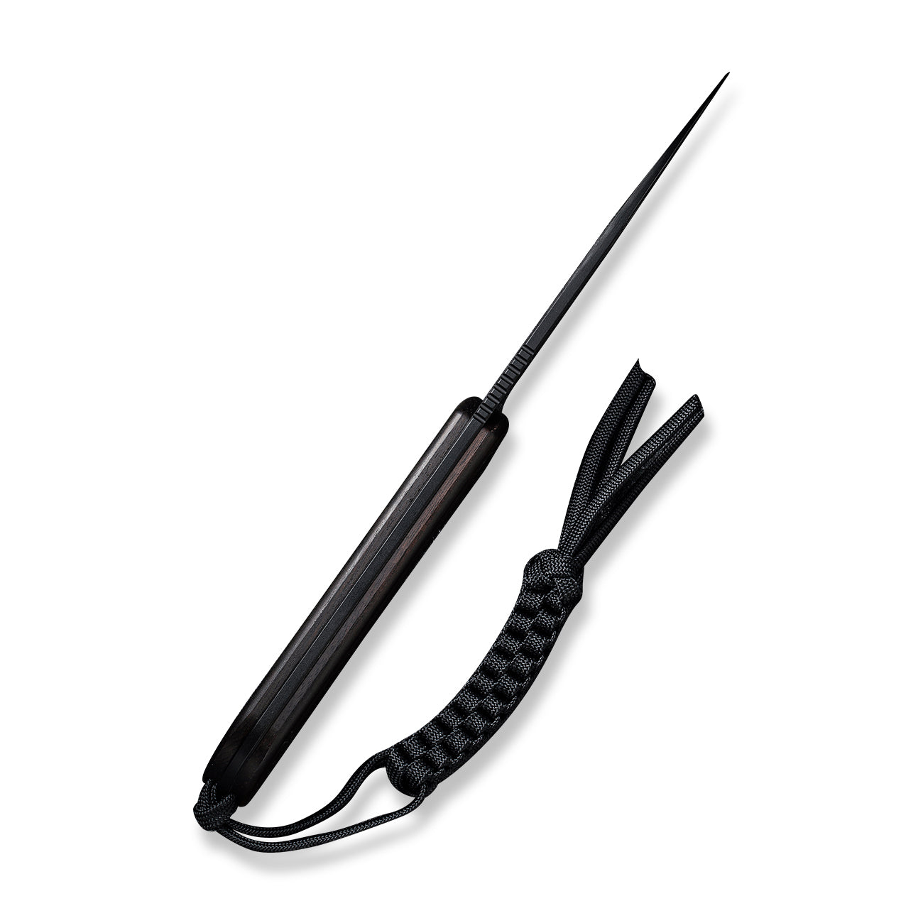 Civivi Fixed Blade Elementum, Black Ebony Wood / Damascus