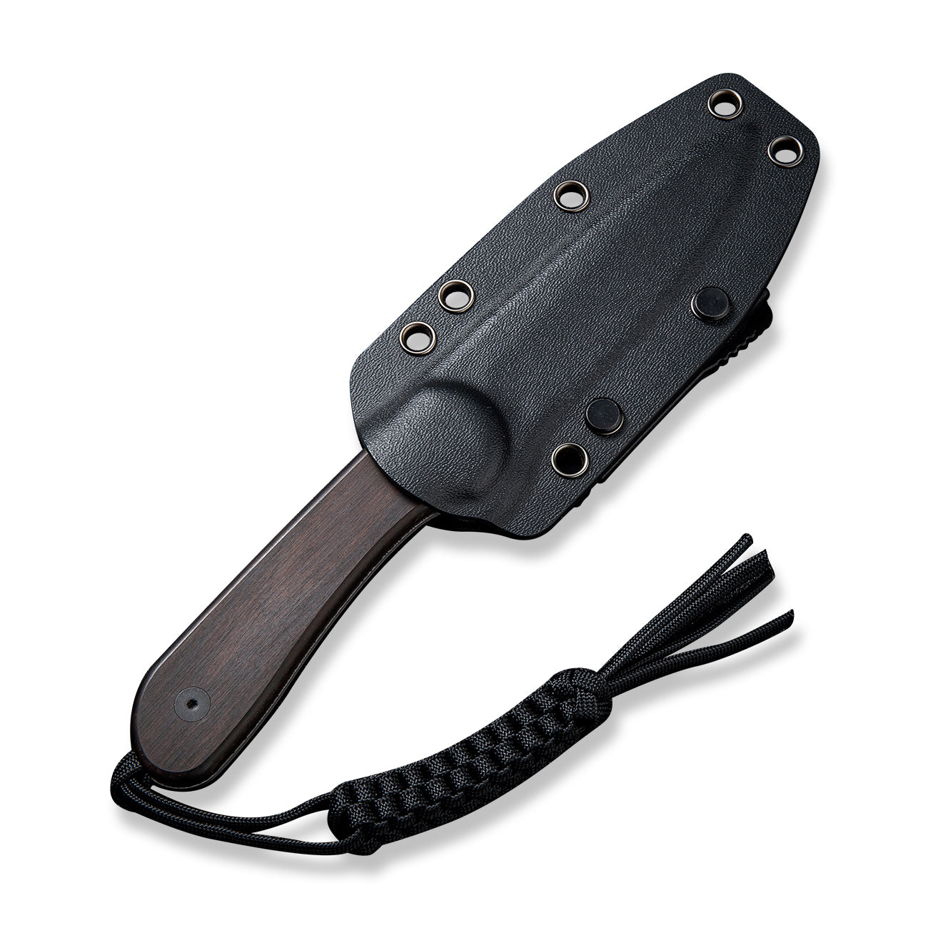 Civivi Fixed Blade Elementum, Black Ebony Wood / Damascus