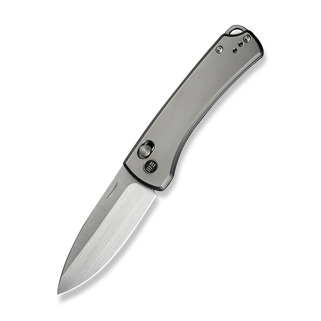 WEKNIFE Nightblade, Polished Bead Blasted Titanium / Hand Rubbed Satin