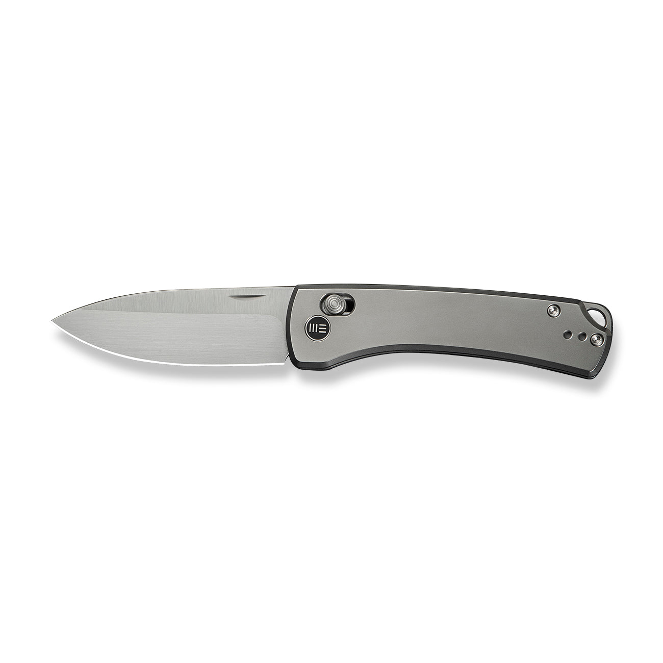 WEKNIFE Nightblade, Polished Bead Blasted Titanium / Hand Rubbed Satin