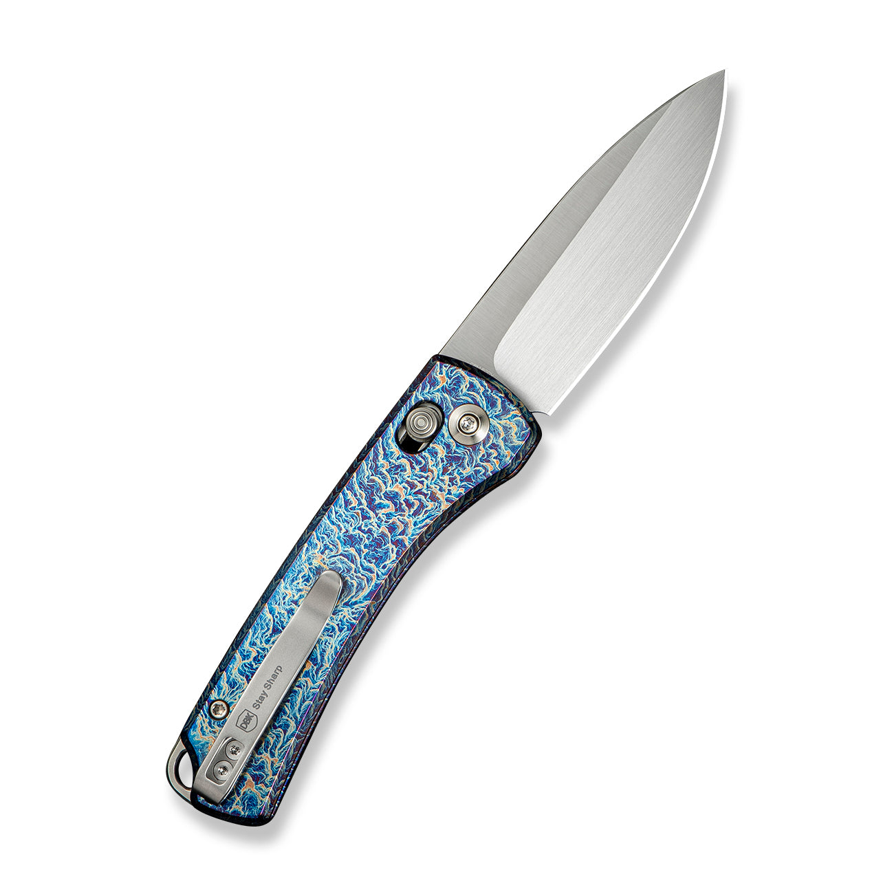 WEKNIFE Nightblade, Flamed Titanium / Hand Rubbed Satin
