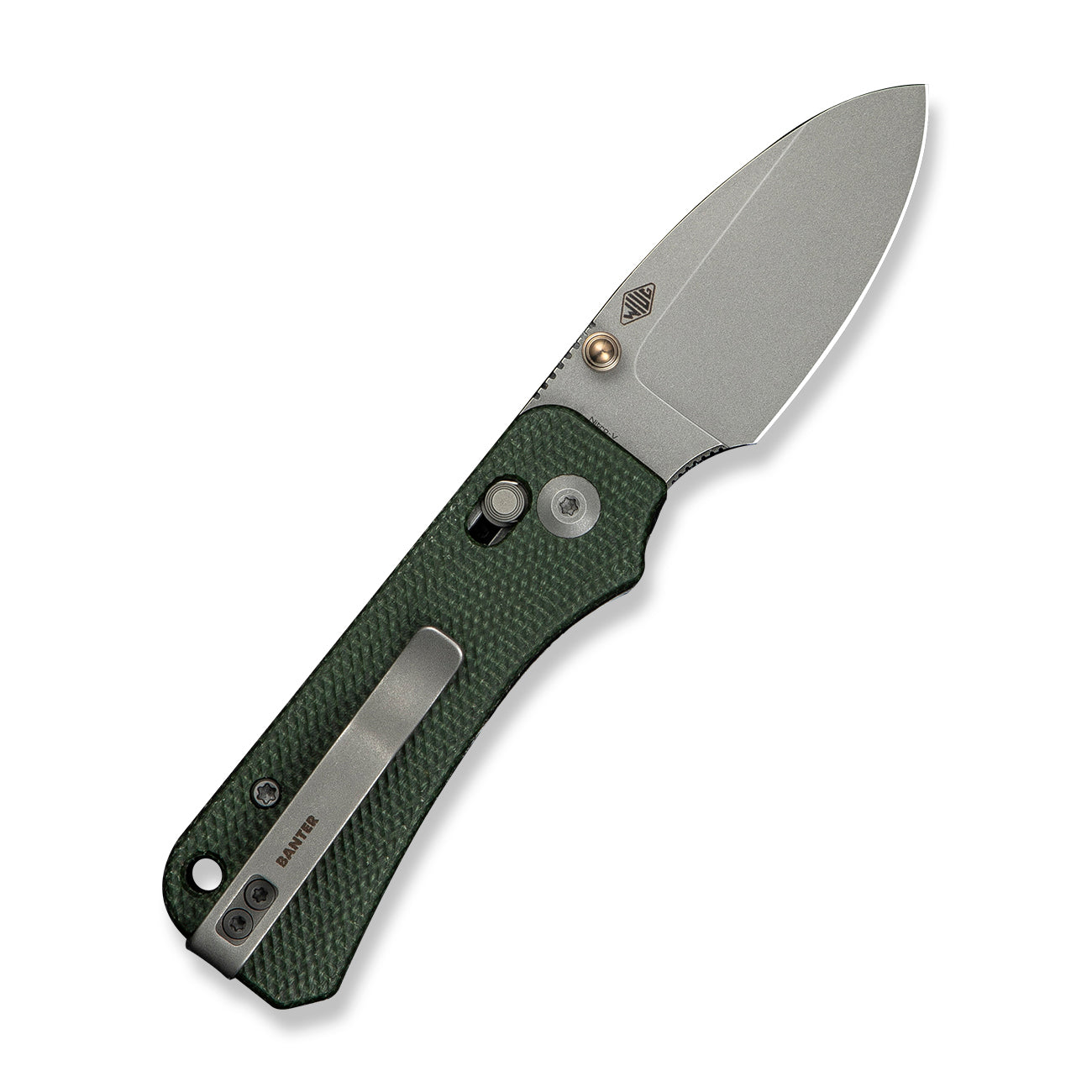 Civivi Baby Banter 2, Green Micarta/Gray Stonewashed