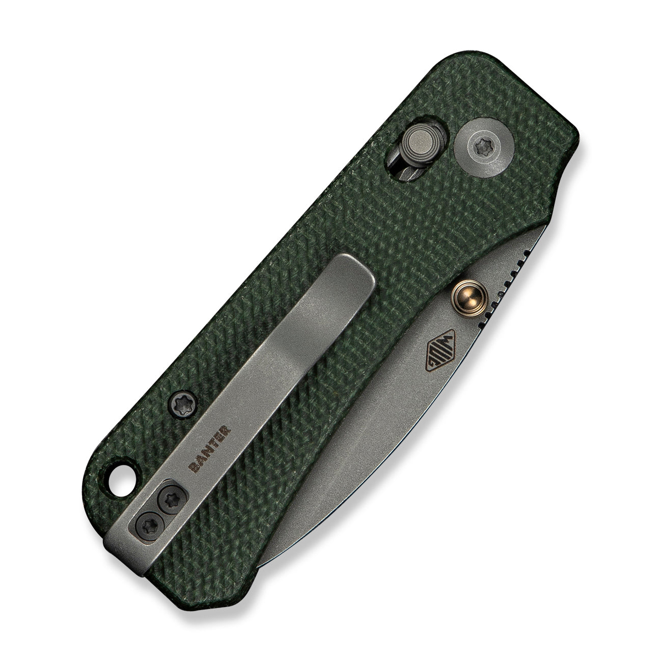 Civivi Baby Banter 2, Green Micarta/Gray Stonewashed