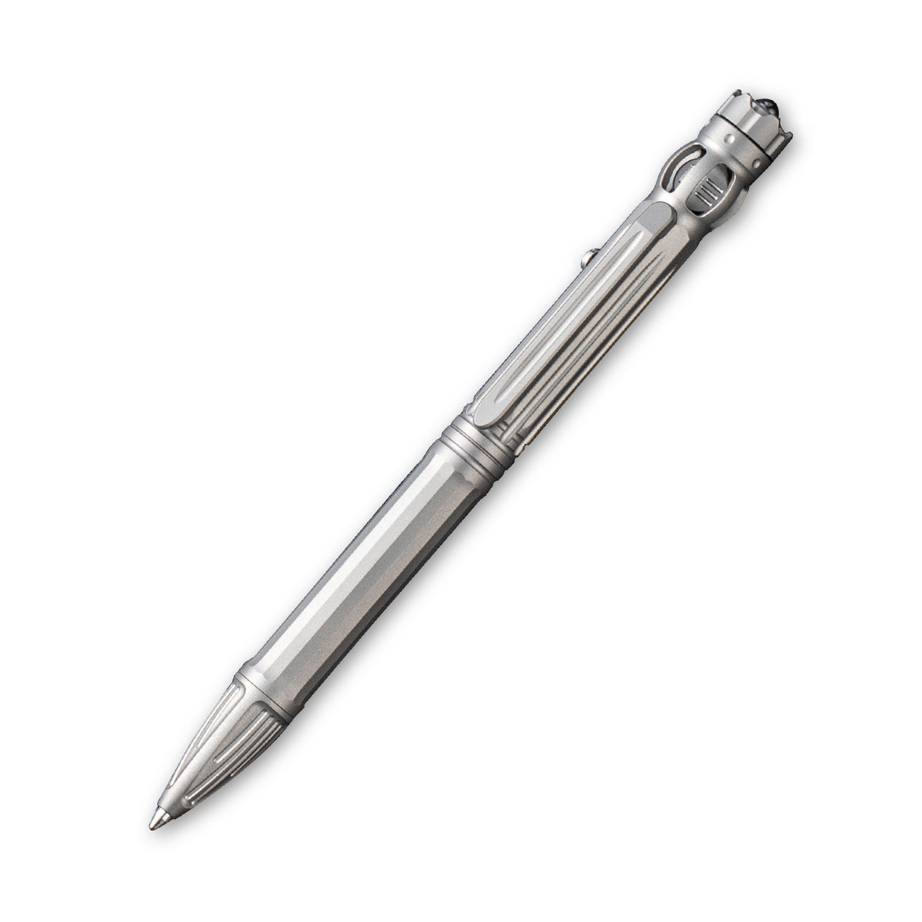 WEKNIFE Baculus Tactical Pen, Plain Titanium