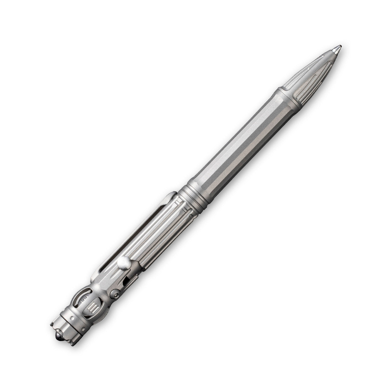 WEKNIFE Baculus Tactical Pen, Plain Titanium