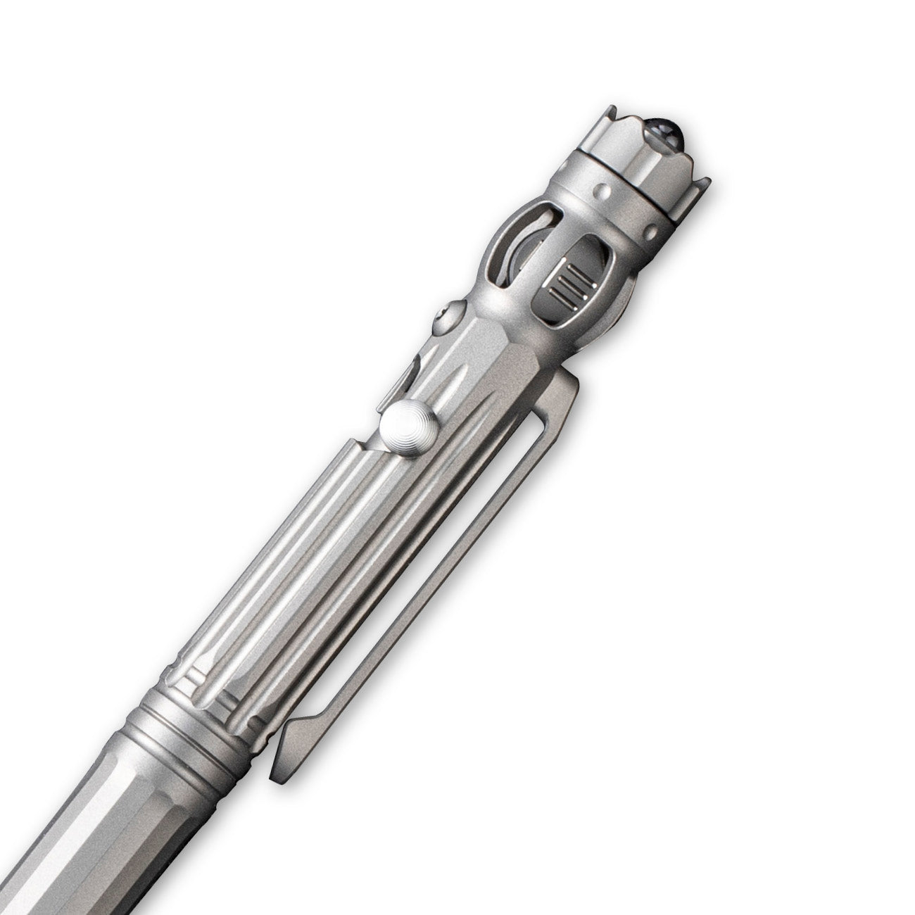 WEKNIFE Baculus Tactical Pen, Plain Titanium