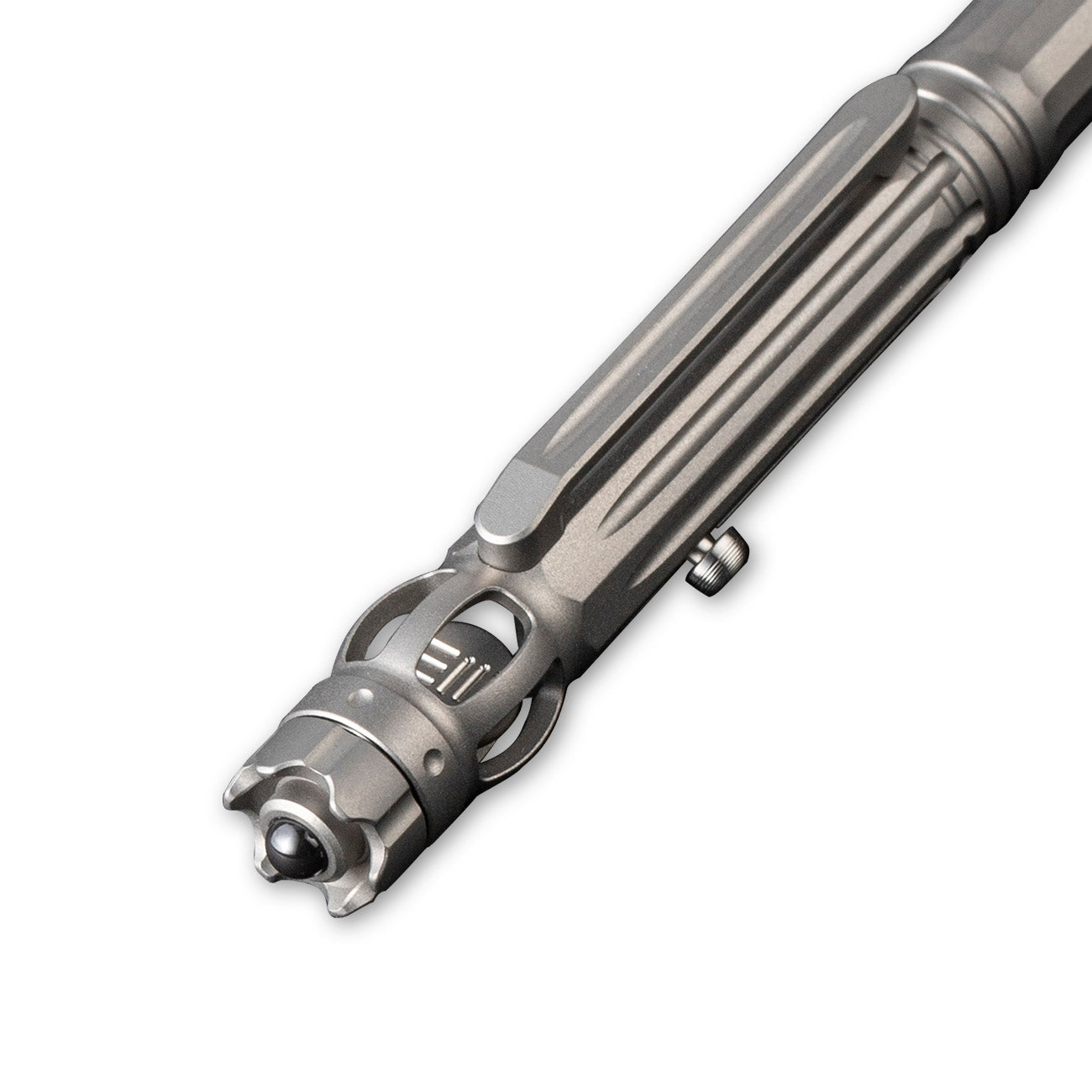 WEKNIFE Baculus Tactical Pen, Plain Titanium