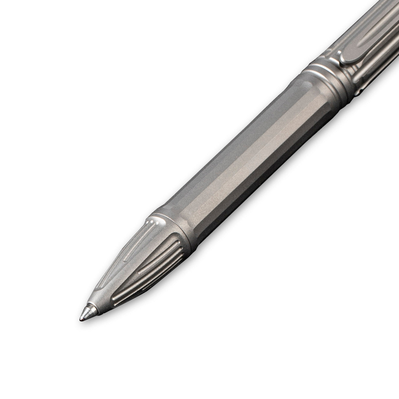 WEKNIFE Baculus Tactical Pen, Plain Titanium