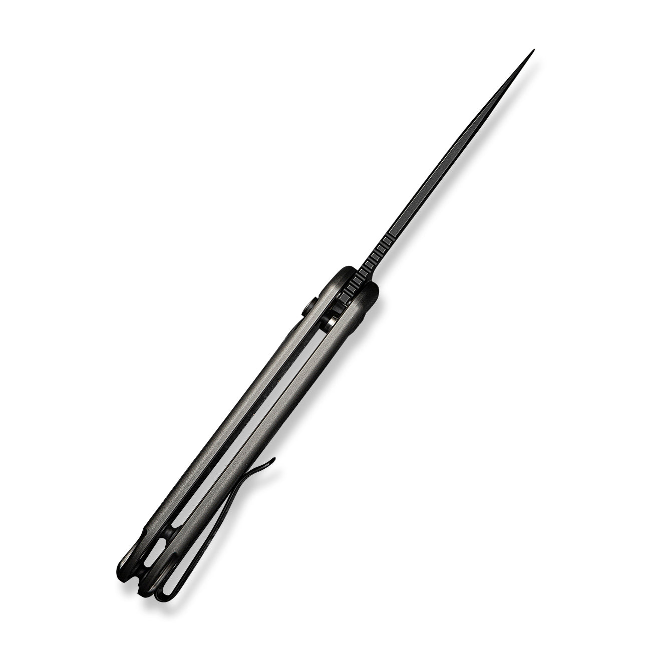 Civivi Button Lock Elementum II, Diamond Patterned Gray/Black Stonewashed