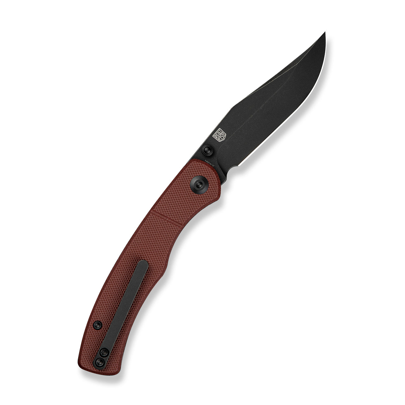 Civivi Clingman, Burgundy G10 / Black Stonewashed