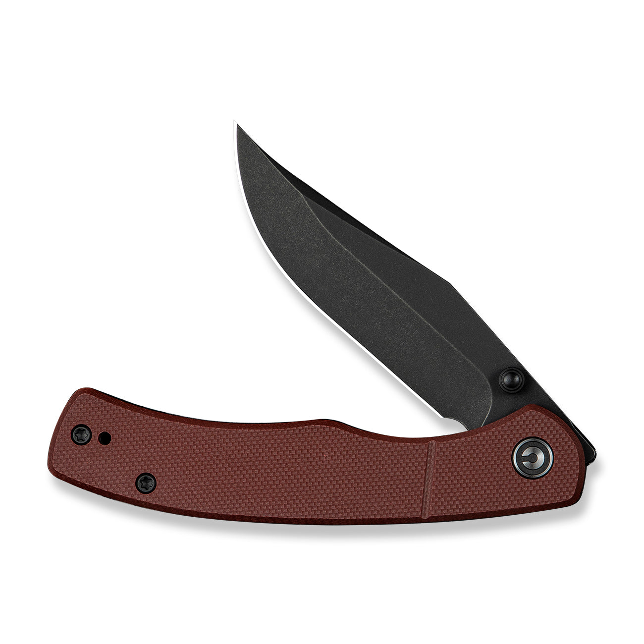 Civivi Clingman, Burgundy G10 / Black Stonewashed