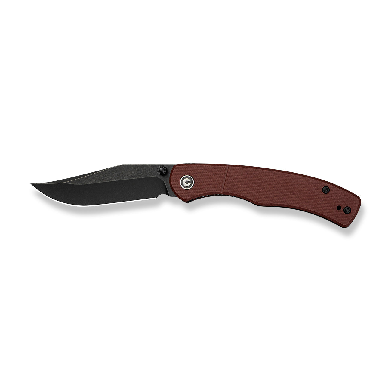 Civivi Clingman, Burgundy G10 / Black Stonewashed