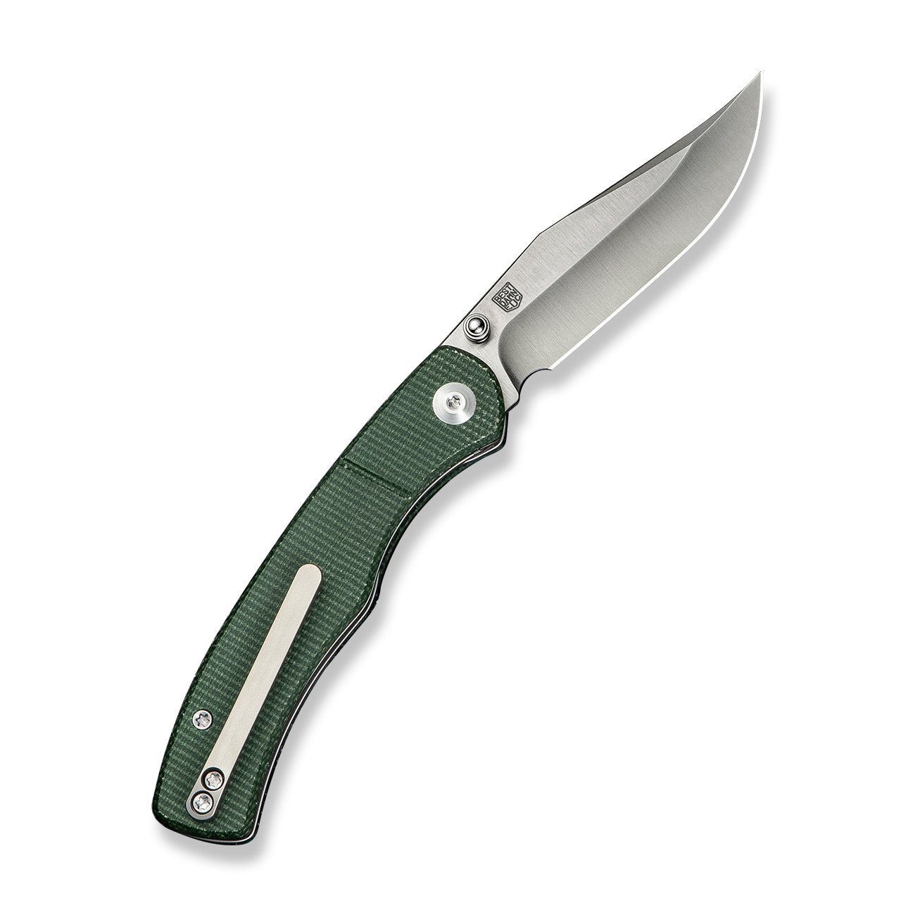 Civivi Clingman, Green Micarta / Satin Finished