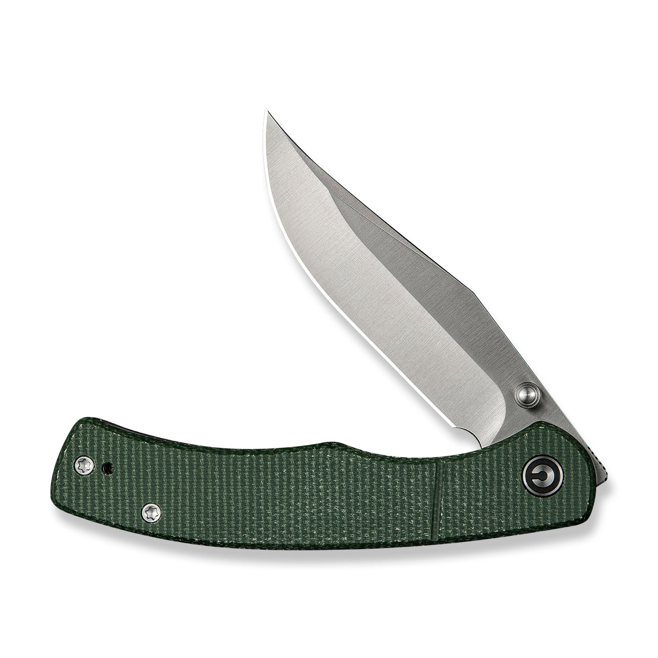 Civivi Clingman, Green Micarta / Satin Finished