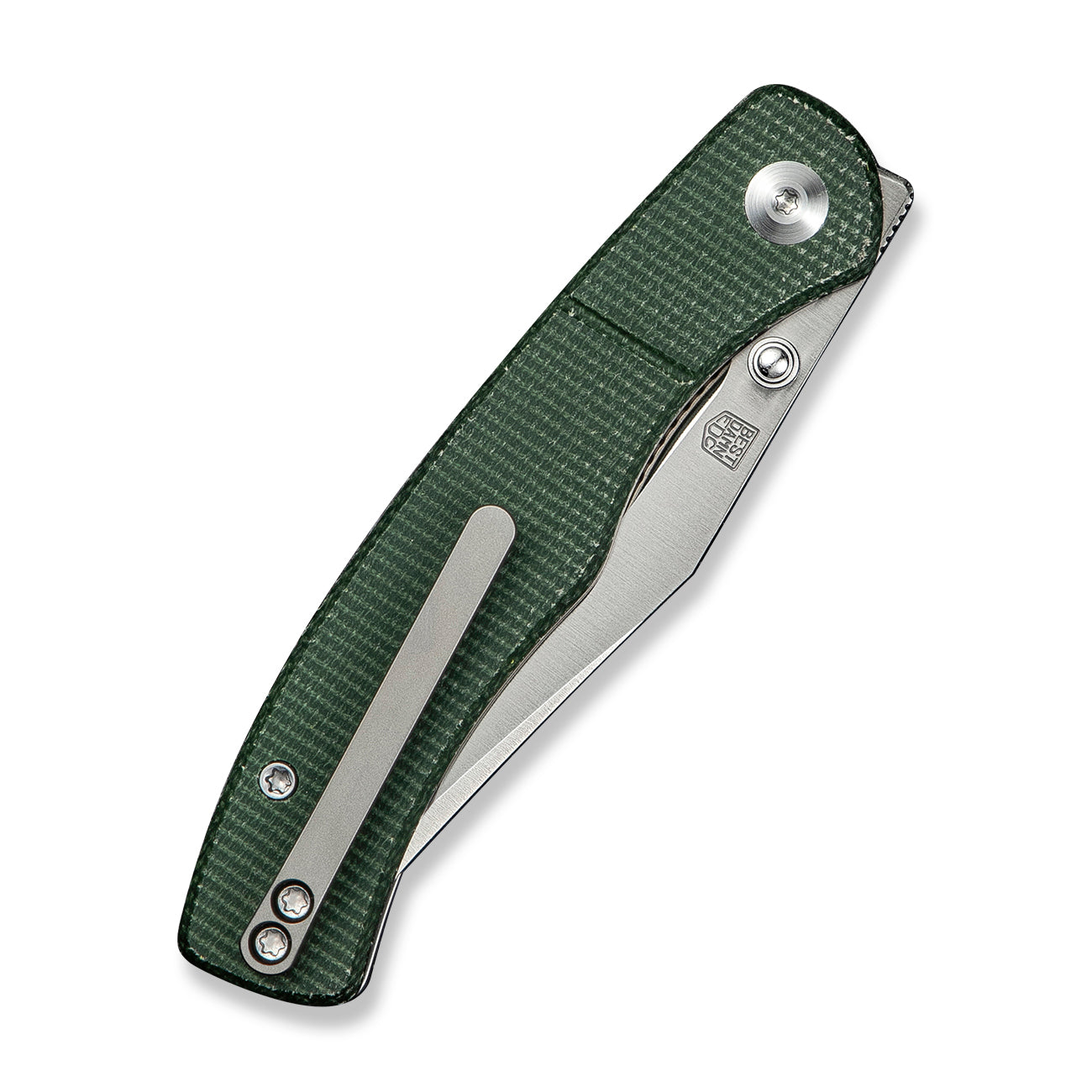 Civivi Clingman, Green Micarta / Satin Finished