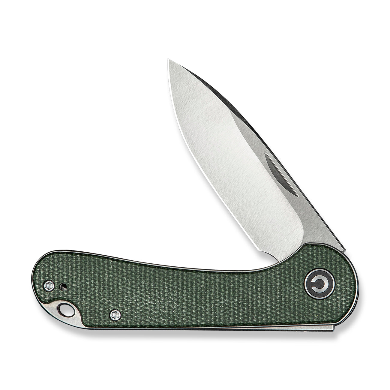 Civivi Elementum Slip Joint, Green Micarta / Satin Finished
