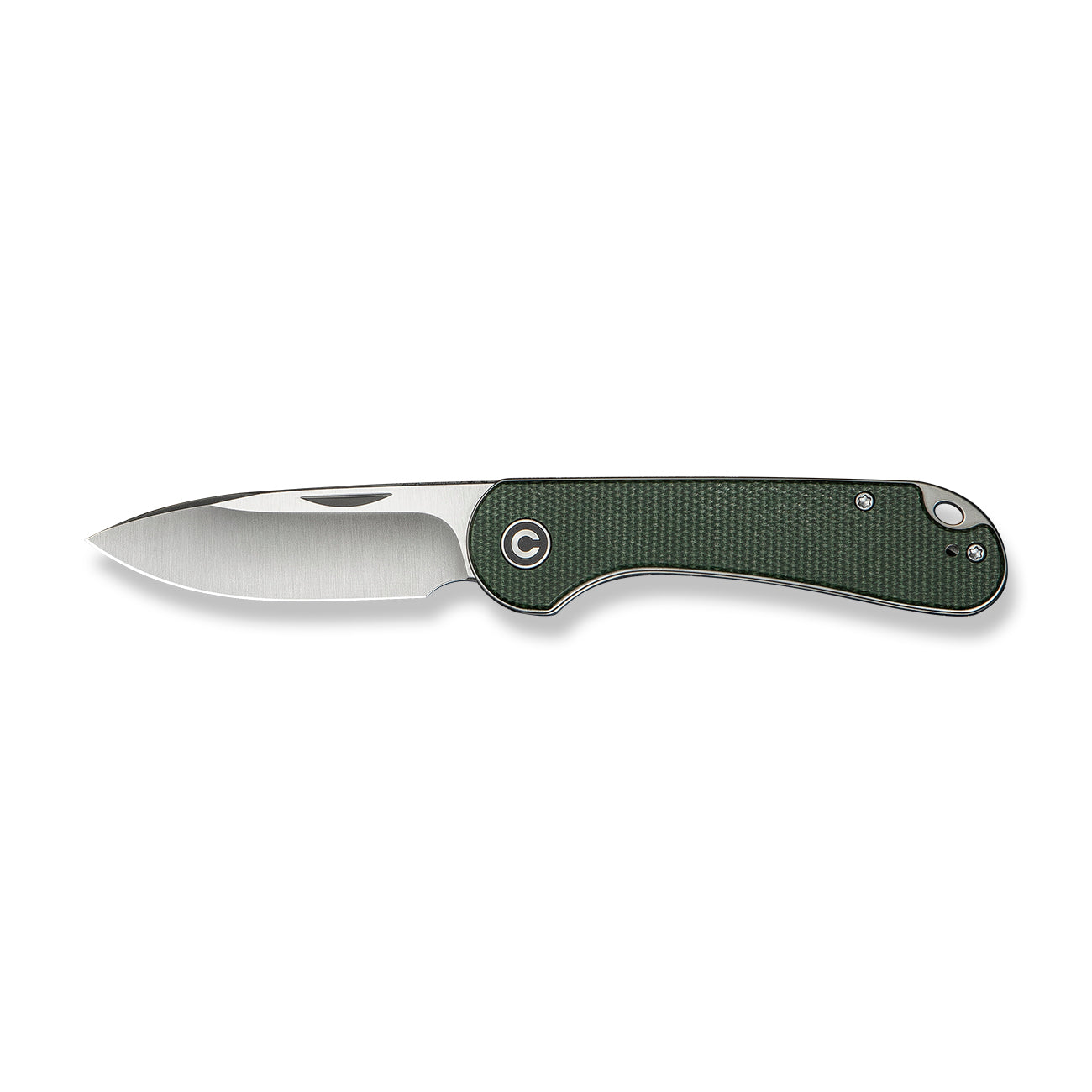Civivi Elementum Slip Joint, Green Micarta / Satin Finished