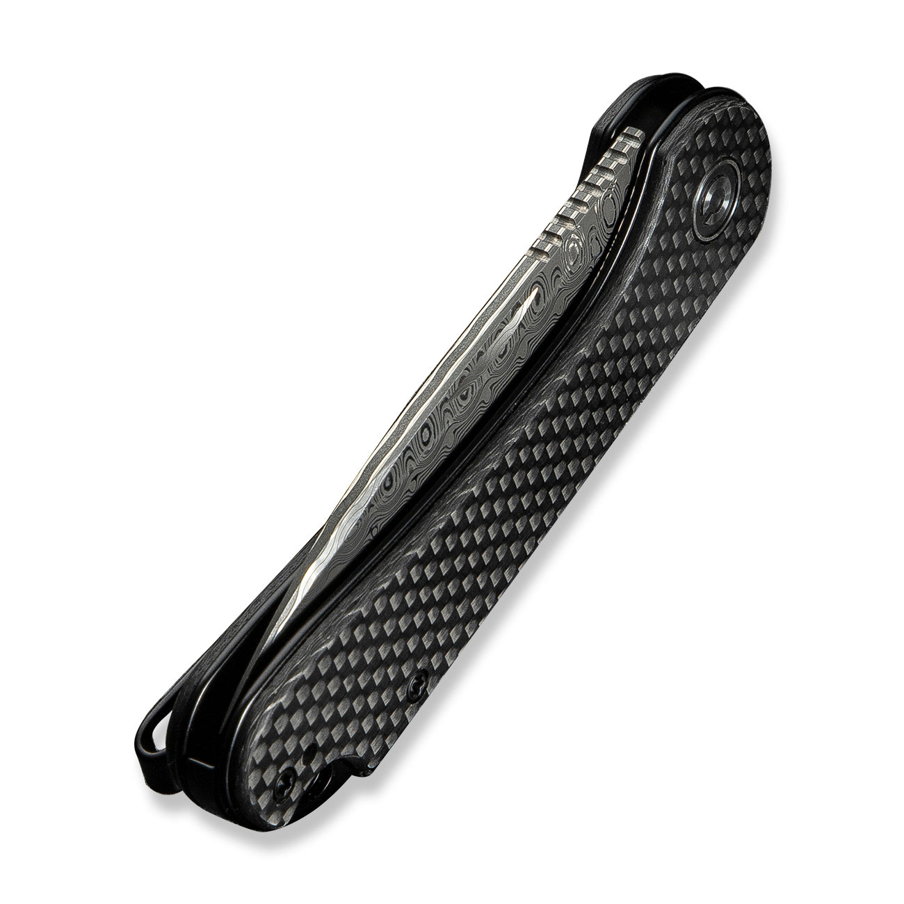 Civivi Elementum Slip Joint, Twill Carbon Fiber / Damascus