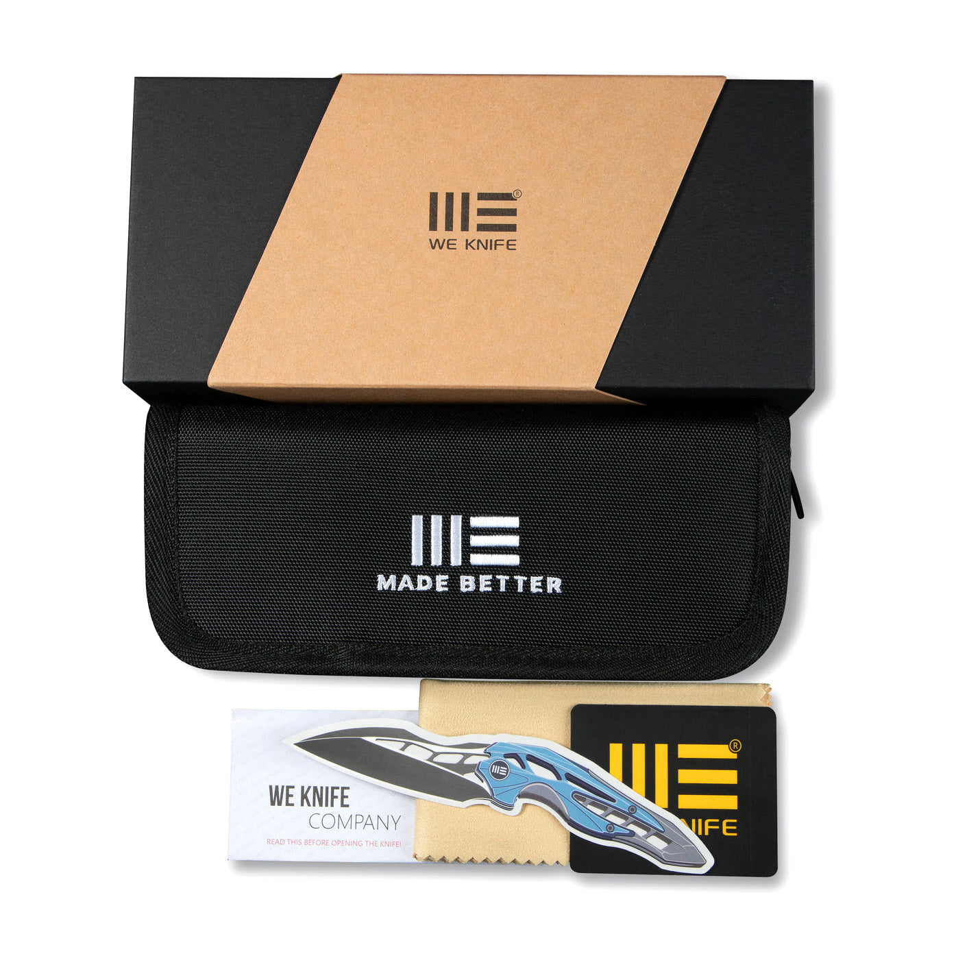 WEKNIFE Banter Thumb Stud, Black G10