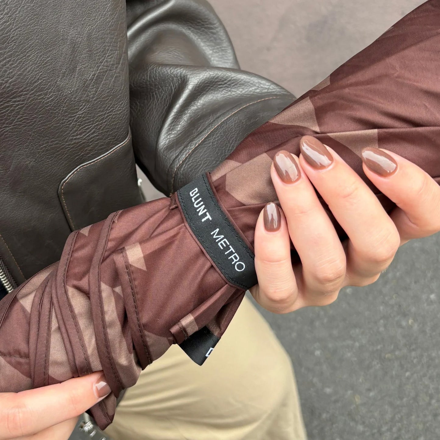 Blunt Umbrella Metro Limited Edition, Houndstooth Cocoa