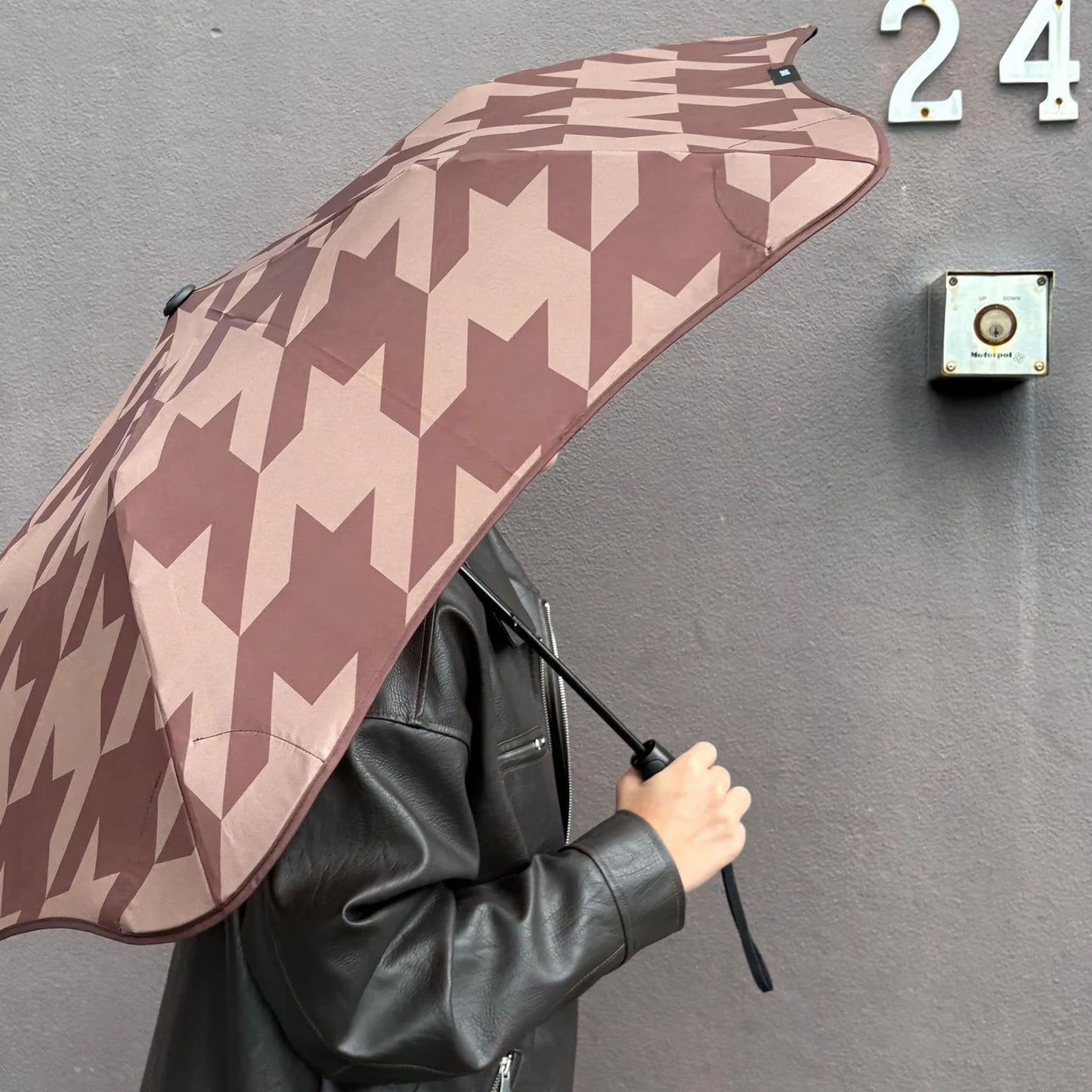 Blunt Umbrella Metro Limited Edition, Houndstooth Cocoa