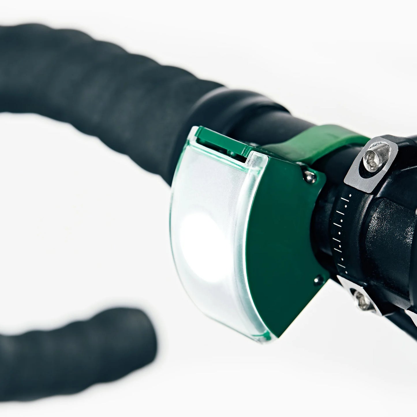 Bookman Urban Visibility Curve Front Bike Light (Award-winning), Green