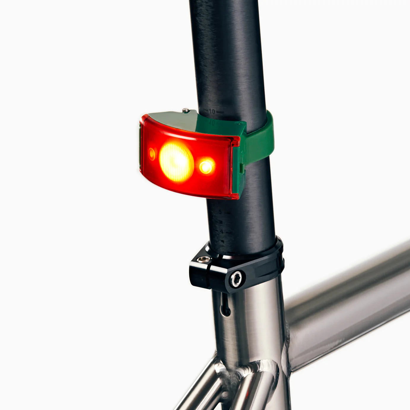 Bookman Urban Visibility Curve Rear Bike Light, Green