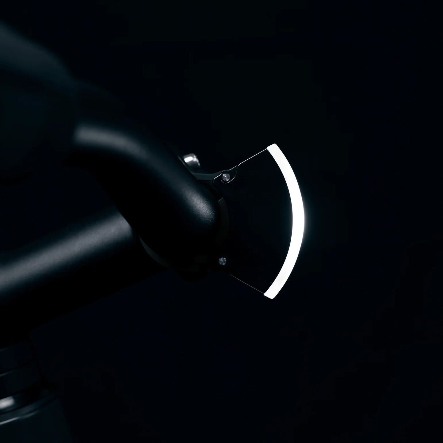 Bookman Urban Visibility Curve Front Bike Light (Award-winning), Black