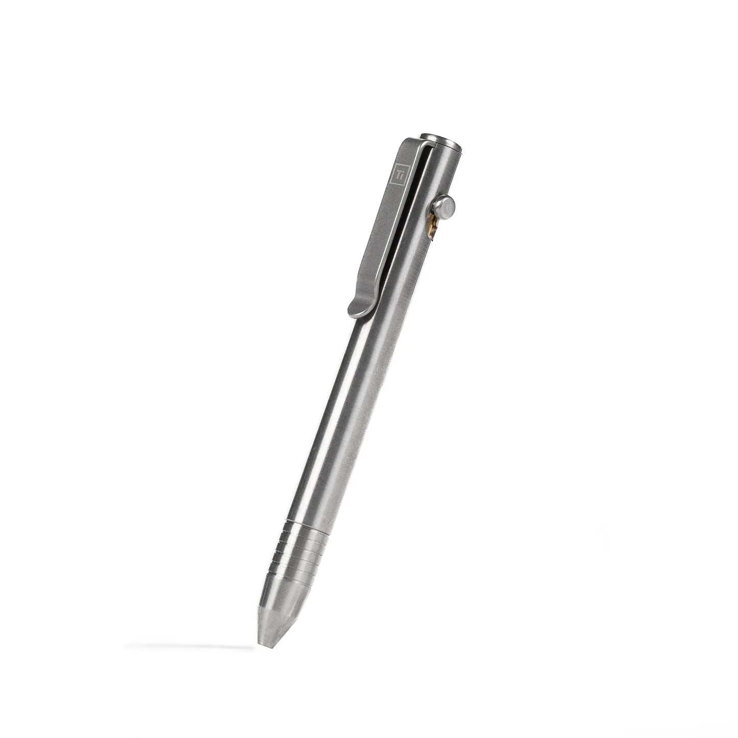 Big i Design Base Line Bolt Action Pen Titanium, Raw