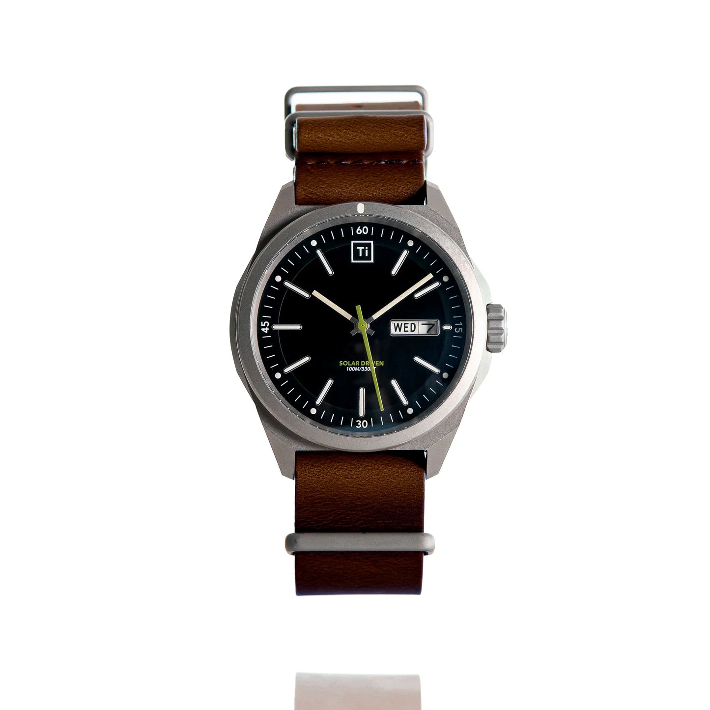 Big i Design Ti Field Watch Solar Driven, Stonewashed