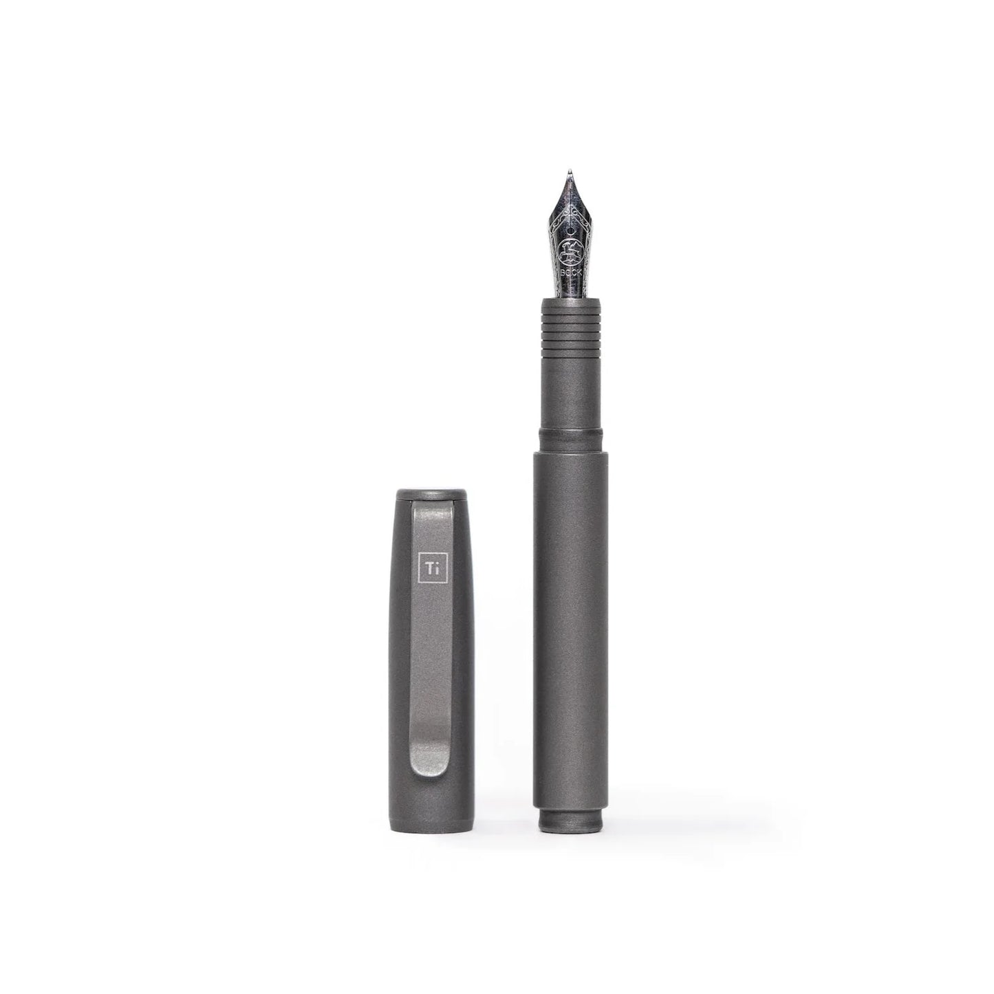 Big i Design Fountain EDC, Titanium Stonewashed