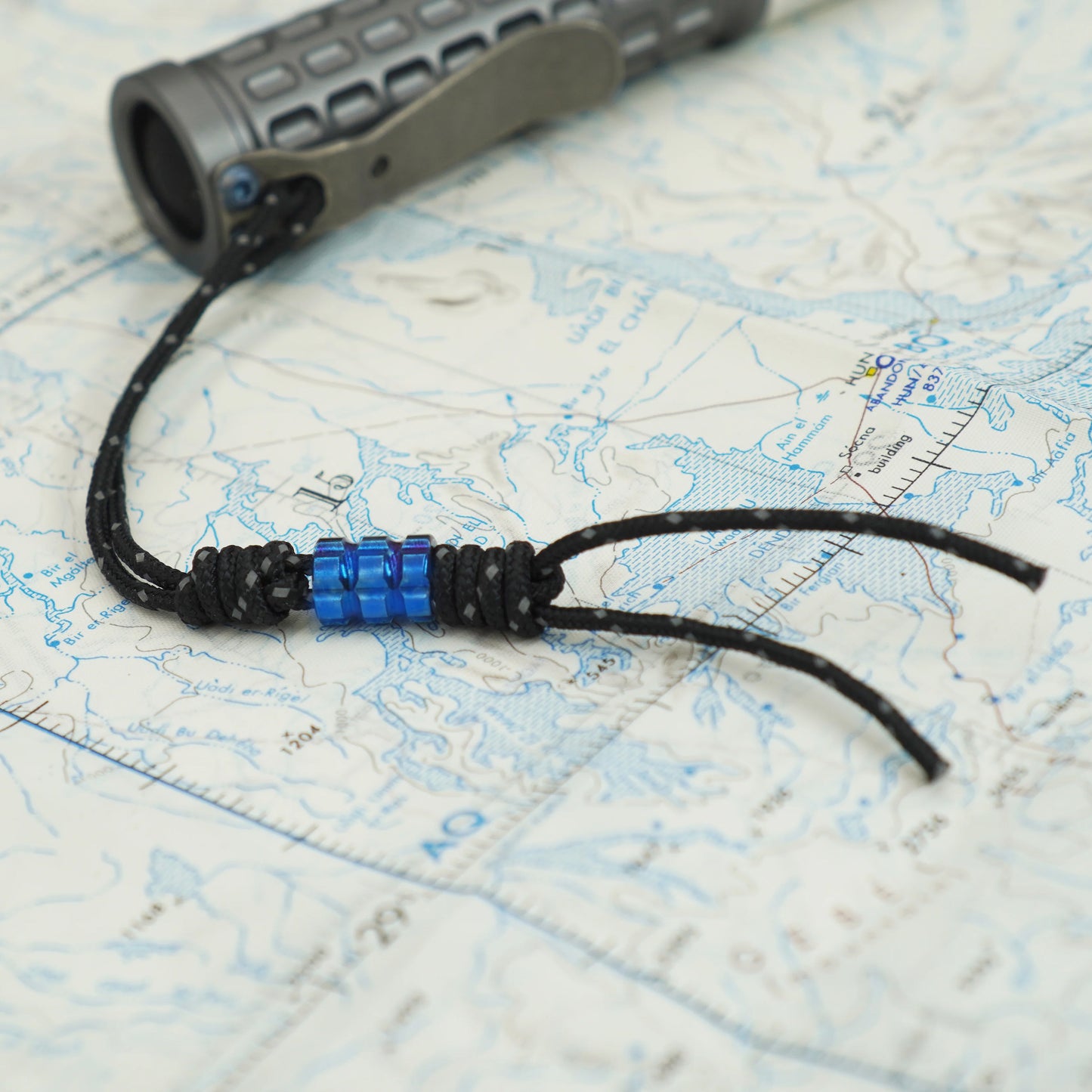 CountyComm Combo Reflective Lanyard + DTF - Dynamic Titanium Fob
