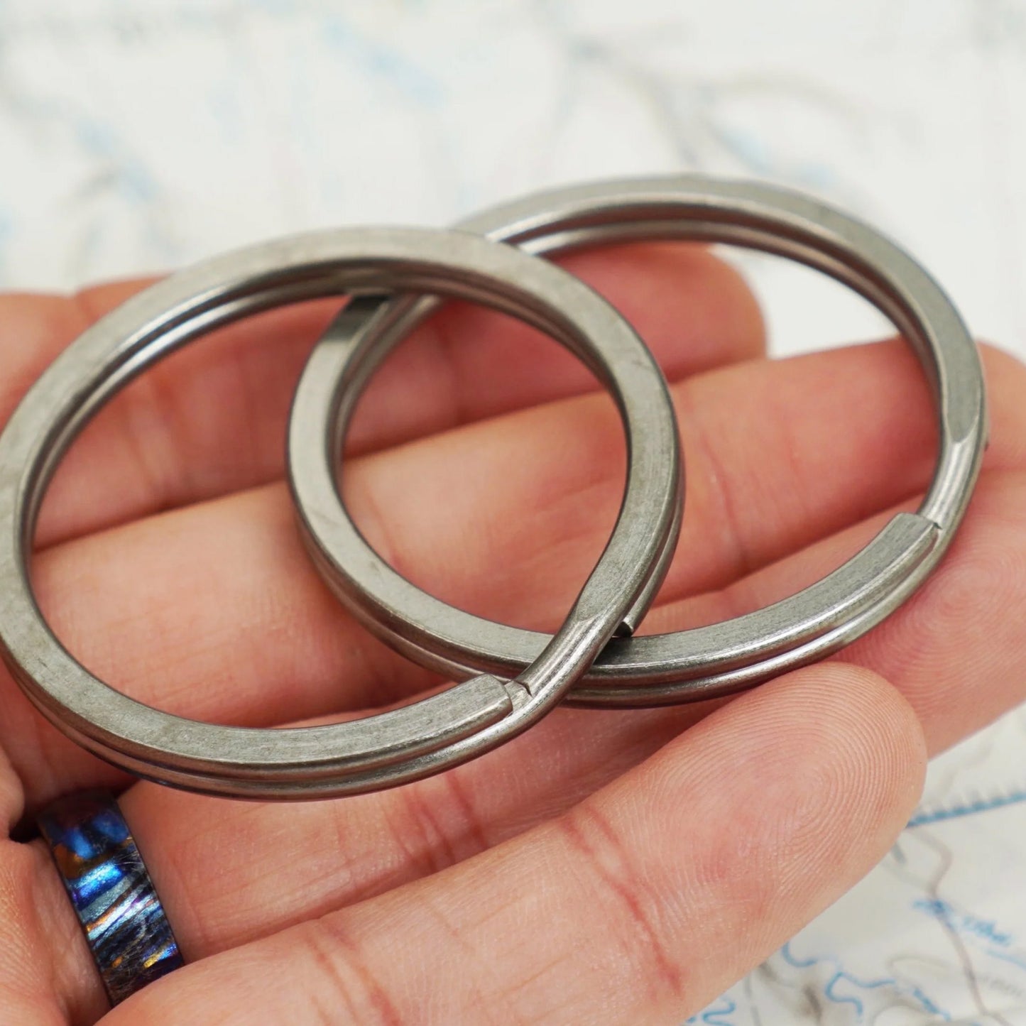 CountyComm 50mm Ti Split Rings (2 Pack)