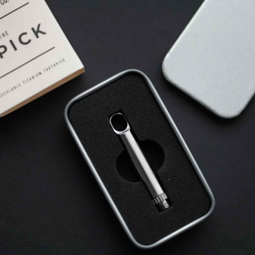 Daily Carry Co TiPick Titanium Toothpick, Black