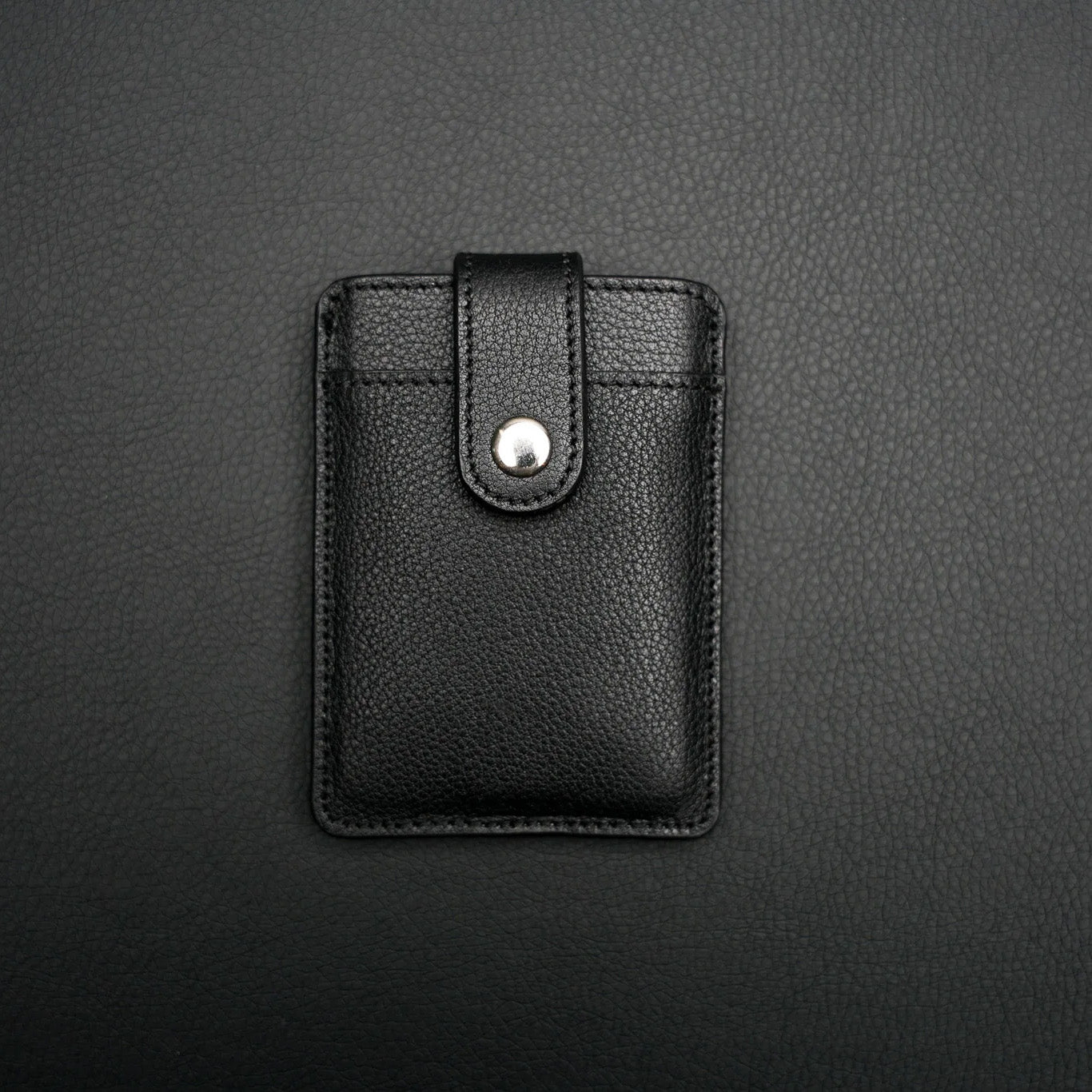 Daily Carry Co PT1 Leather Minimalist Wallet, Black