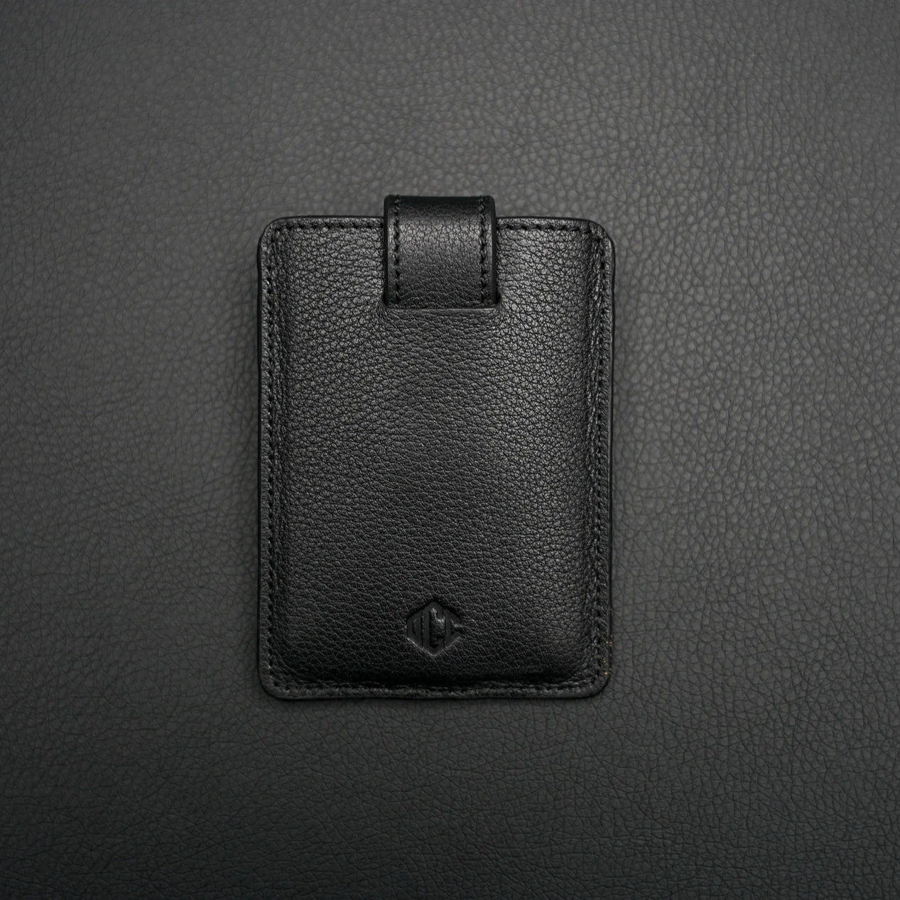 Daily Carry Co PT1 Leather Minimalist Wallet, Black