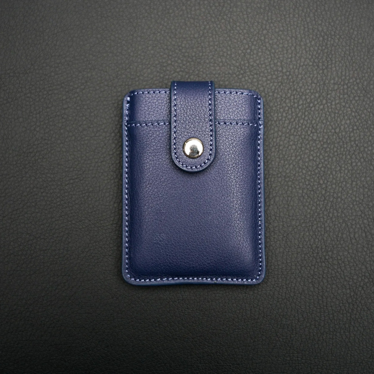 Daily Carry Co PT1 Leather Minimalist Wallet, Blue