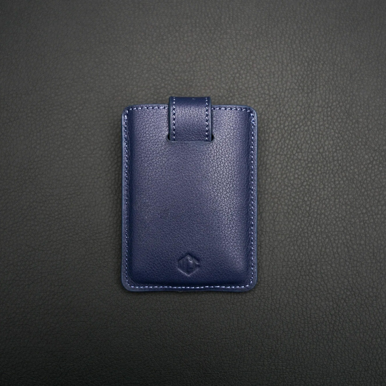 Daily Carry Co PT1 Leather Minimalist Wallet, Blue