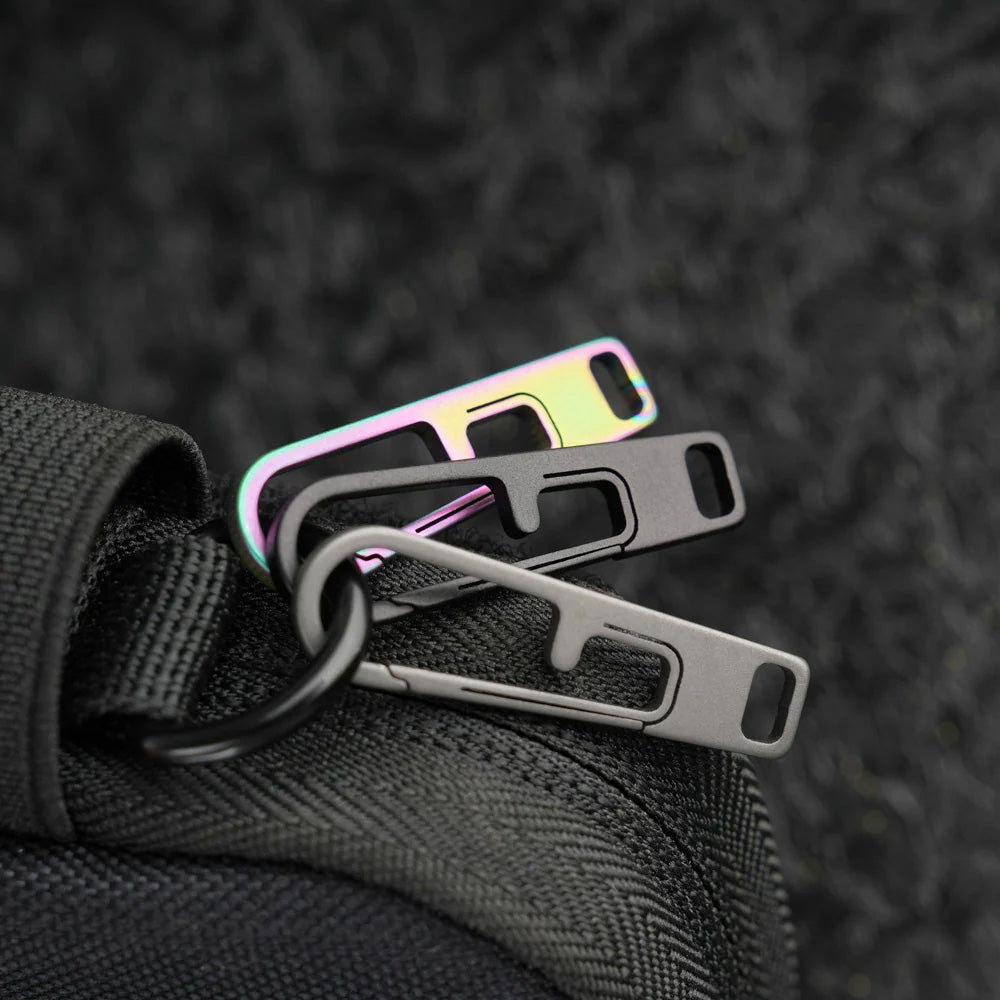 Viperade VAT1-L Heavy Duty Titanium Zipper Pull Replacement (2pcs), Colorful