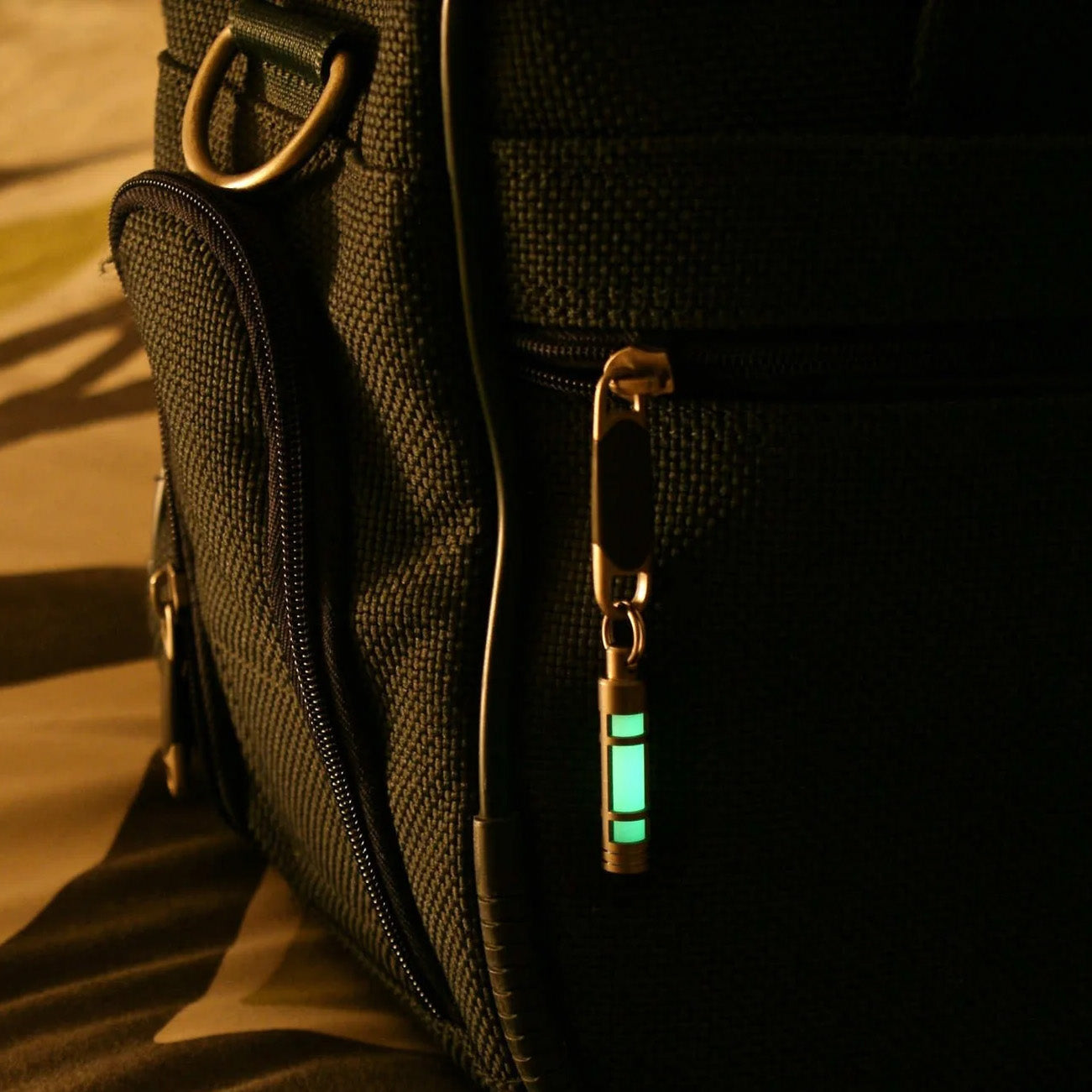 TEC-Accessoires TEC-S3 Stainless Steel Embrite™ Glow Fob, Bead Blasted Stainless Steel
