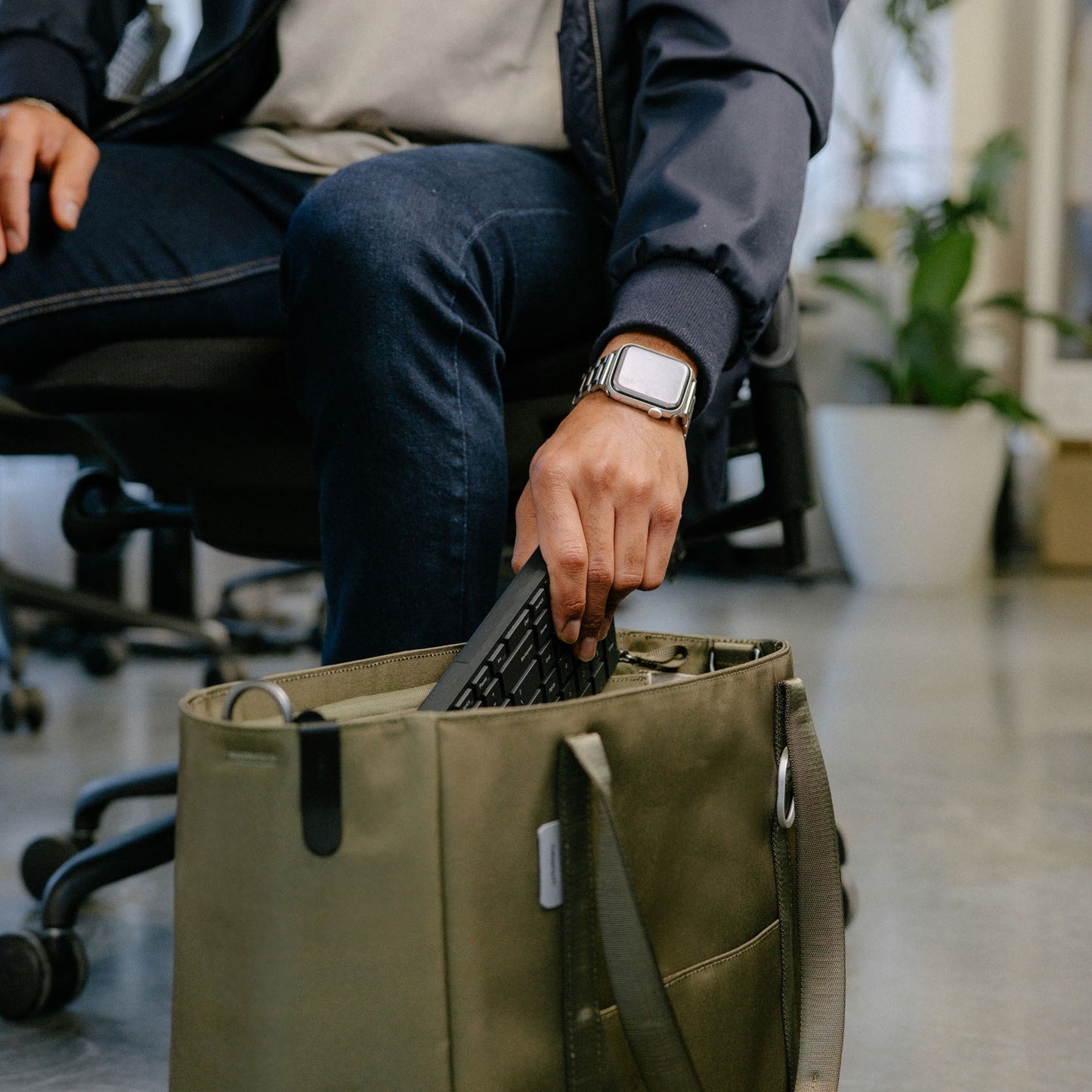 Orbitkey Daily Tote 21L, Olive
