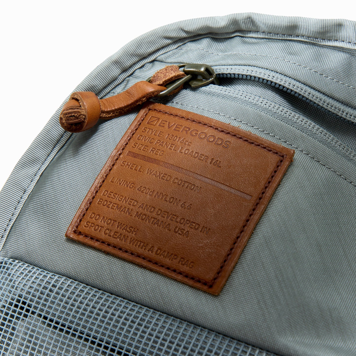 EVERGOODS Civic Panel Loader 16L Waxed Canvas, Tan