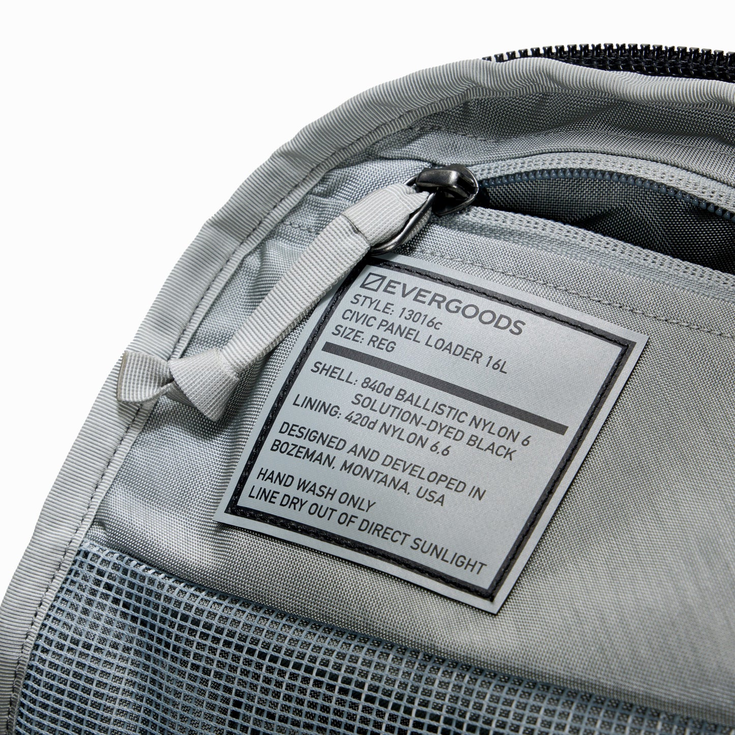 EVERGOODS Civic Panel Loader 16L, Solution Black